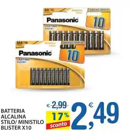 Qui Discount Batteria alcalina stilo/ministilo offerta