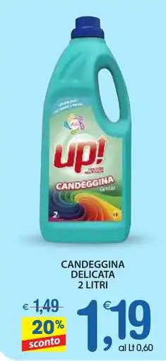 Qui Discount Up! candeggina delicata offerta