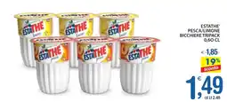 Qui Discount Estathe' pesca/limone bicchiere tripack offerta