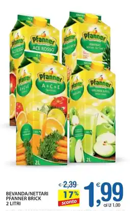 Qui Discount Bevanda/nettari pfanner brick offerta