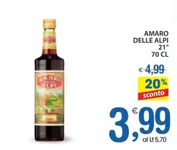 Qui Discount Amaro delle alpi 21° offerta