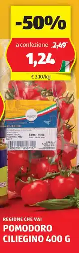 ALDI Regione che vai pomodoro ciliegino offerta