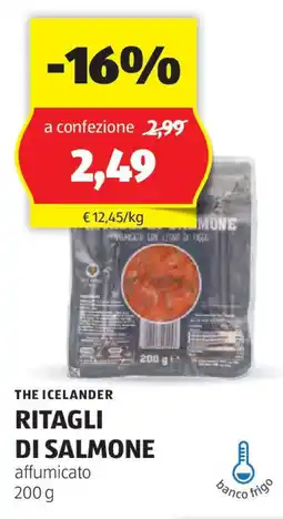 ALDI The icelander ritagli di salmone offerta