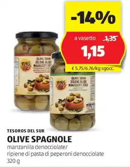 ALDI Tesoros del sur olive spagnole offerta