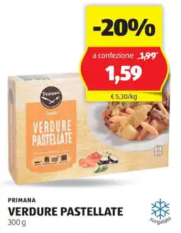 ALDI Primana verdure pastellate offerta