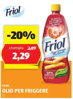 ALDI Friol olio per friggere offerta