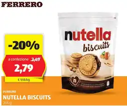 ALDI Ferrero nutella biscuits offerta