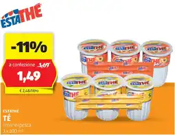 ALDI ESTATHÉ TÉ limone/pesca offerta