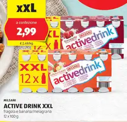 ALDI Milsani active drink xxl offerta