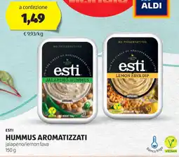 ALDI Esti hummus aromatizzati offerta