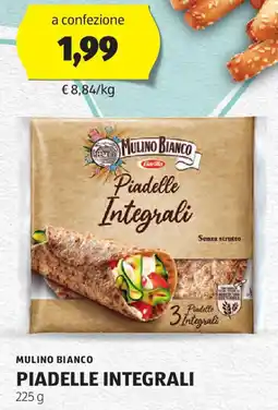ALDI Mulino bianco piadelle integrali offerta