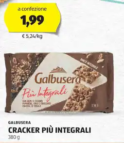 ALDI Galbusera cracker più integrali offerta