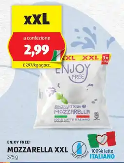 ALDI Enjoy free! mozzarella xxl offerta
