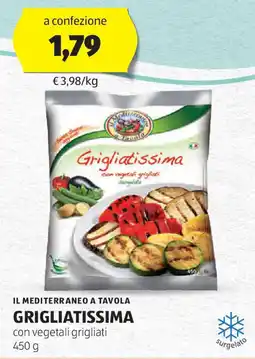 ALDI Il mediterraneo a tavola grigliatissima offerta