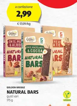 ALDI Golden bridge natural bars offerta