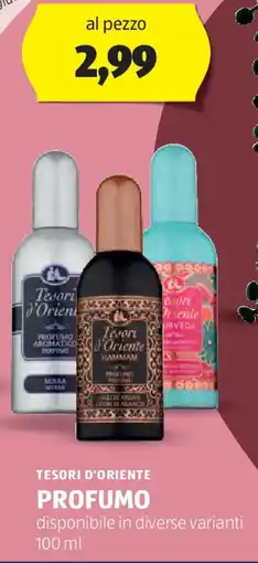 ALDI Tesori d'oriente profumo offerta