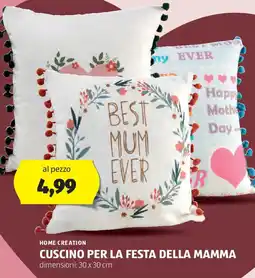 ALDI Home creation cuscino per la festa della mamma offerta