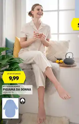 ALDI Up 2 fashion women pigiama da donna offerta
