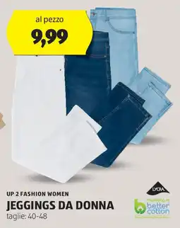 ALDI Up 2 fashion women jeggings da donna offerta