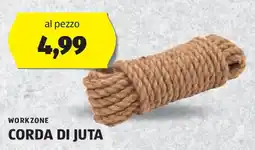 ALDI Workzone corda di juta offerta