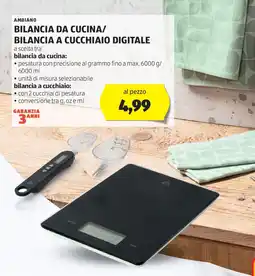 ALDI Ambiano bilancia da cucina/ bilancia a cucchiaio digitale offerta