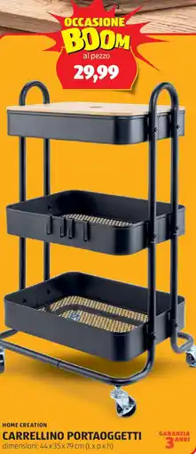 ALDI Home creation carrellino portaoggetti offerta