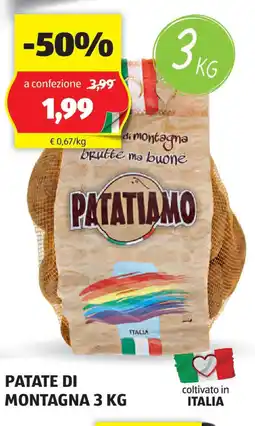 ALDI Patate di montagna offerta