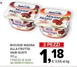 Todis Mousse magra alla frutta vari gusti offerta