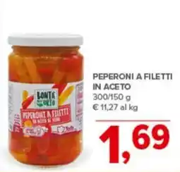 Todis Peperoni a filetti in aceto offerta