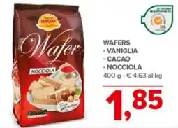 Todis Wafers -vaniglia - cacao - nocciola offerta