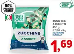 Todis Zucchine a cubetti offerta