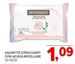 Todis Salviette struccanti con acqua micellare 20 pezzi offerta