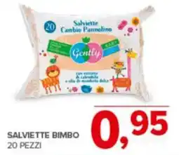 Todis Salviette bimbo 20 pezzi offerta