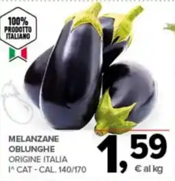 Todis Melanzane oblunghe origine italia i^ cat - cal. 140/170 offerta
