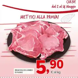 Todis Braciole di lombo di suino offerta
