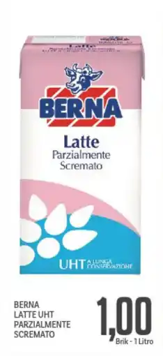 Supermercati Piccolo Berna latte uht parzialmente scremato offerta