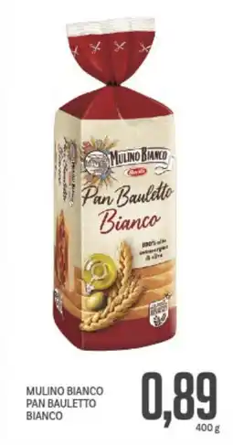 Supermercati Piccolo Mulino bianco pan bauletto bianco offerta