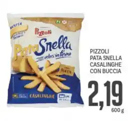 Supermercati Piccolo Pizzoli pata snella casalinghe con buccia offerta