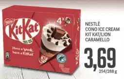 Supermercati Piccolo Nestlé cono ice cream kit kat/lion caramello offerta