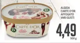 Supermercati Piccolo Algida carte d'or affogato vari gusti offerta