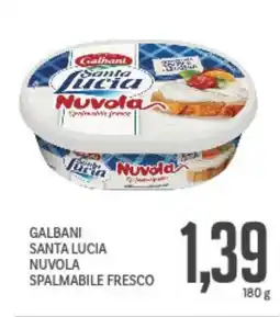 Supermercati Piccolo Galbani santa lucia nuvola spalmabile fresco offerta