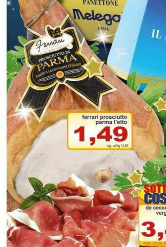 Pewex Prosciutto di parma offerta