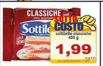 Pewex Sottilette offerta