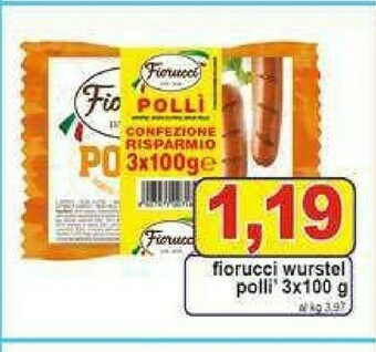Pewex Wurstel di pollo offerta