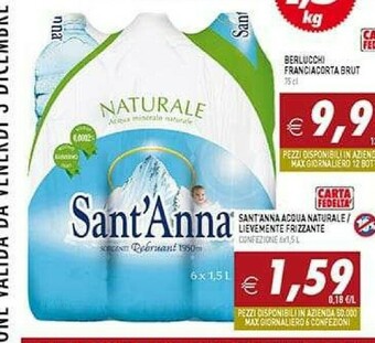 Pim Supermercati Acqua sant'anna offerta