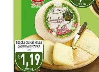 Pim Supermercati Formaggio di capra offerta