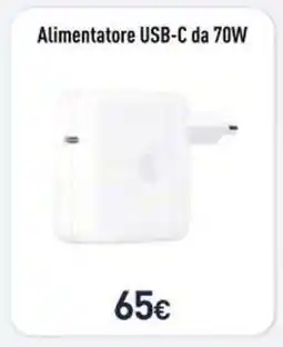 Unieuro Alimentatore USB-C da 70W offerta