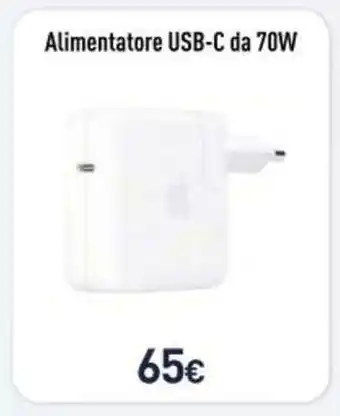 Unieuro Alimentatore USB-C da 70W offerta