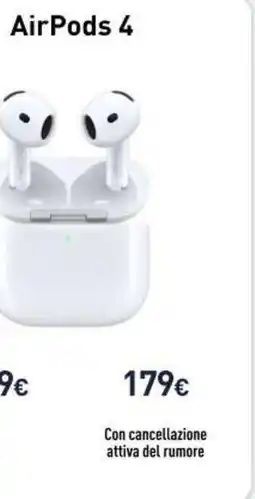 Unieuro AirPods 4 offerta