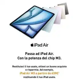 Unieuro iPad Air M3 offerta